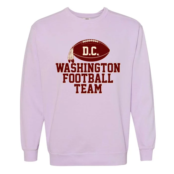 Vintage Distressed Washington DC Football Team Garment-Dyed Sweatshirt