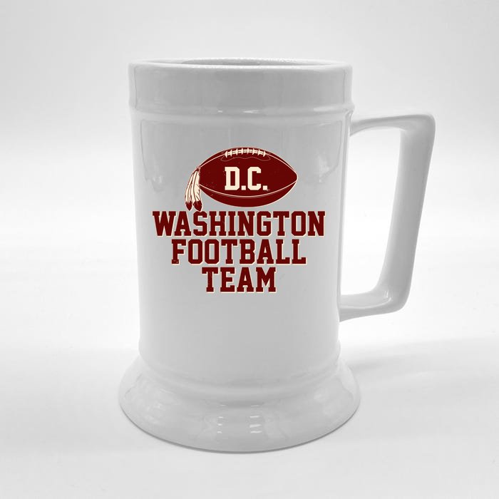 Vintage Distressed Washington DC Football Team Front & Back Beer Stein