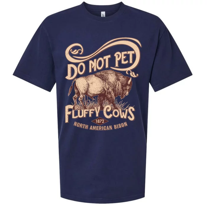 Vintage Do Not Pet The Fluffy Cows Sueded Cloud Jersey T-Shirt