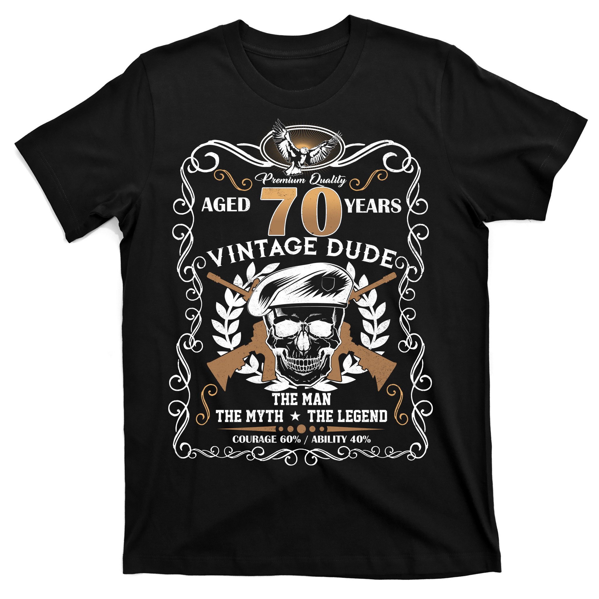 Bornmens Tops Mens 70 Years Old T Vintage 1953 Man Myth Legend 70th