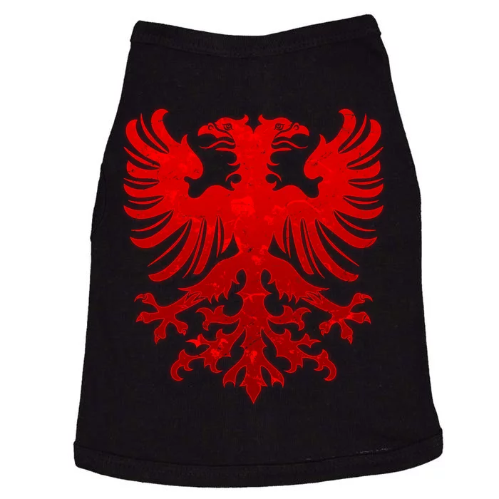 Vintage Eagle Albanian Flag Doggie Tank