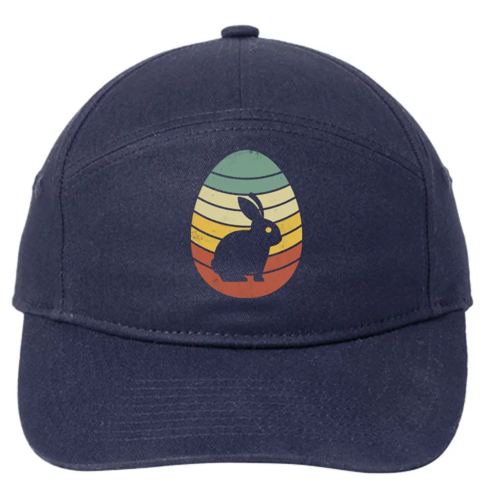 Vintage Easter Bunny Egg 7-Panel Snapback Hat