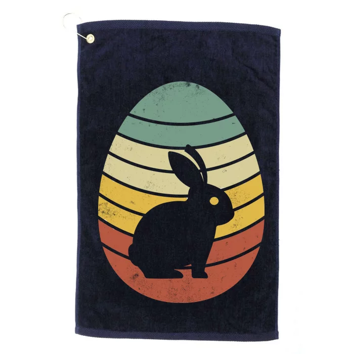 Vintage Easter Bunny Egg Platinum Collection Golf Towel