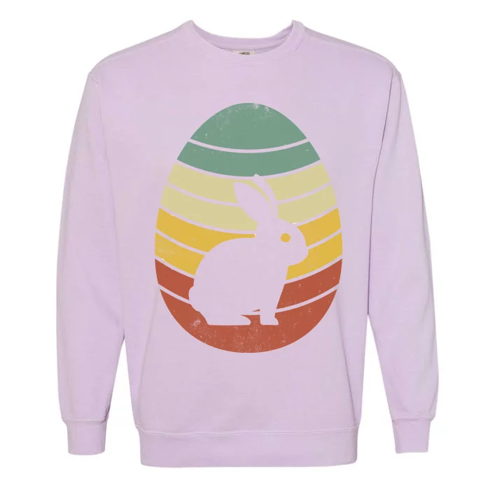 Vintage Easter Bunny Egg Garment-Dyed Sweatshirt