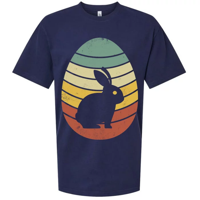 Vintage Easter Bunny Egg Sueded Cloud Jersey T-Shirt