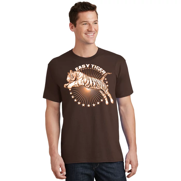 Easy Tiger Vintage Unisex T-Shirt. Slim Fit Heather Grey Tee. Shirt fo –  Orchard Street Apparel