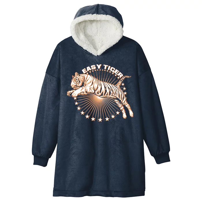 Vintage Easy Tiger Hooded Wearable Blanket