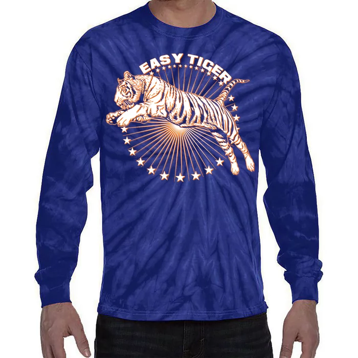 Vintage Easy Tiger Tie-Dye Long Sleeve Shirt