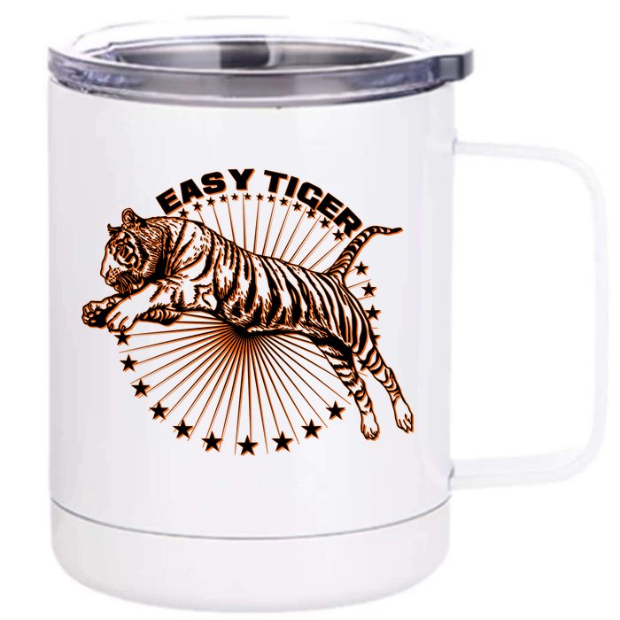 Vintage Easy Tiger Front & Back 12oz Stainless Steel Tumbler Cup