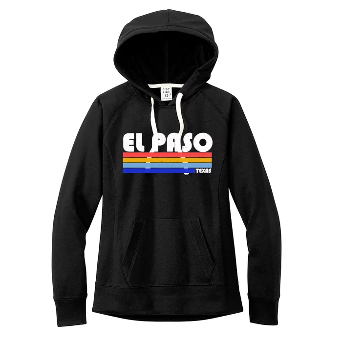 Vintage El Paso Texas Women's Fleece Hoodie