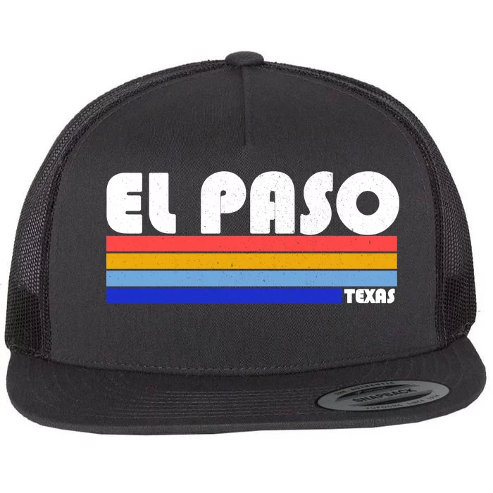 Vintage El Paso Texas Flat Bill Trucker Hat