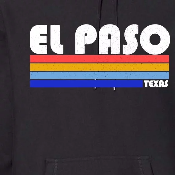 Vintage El Paso Texas Premium Hoodie