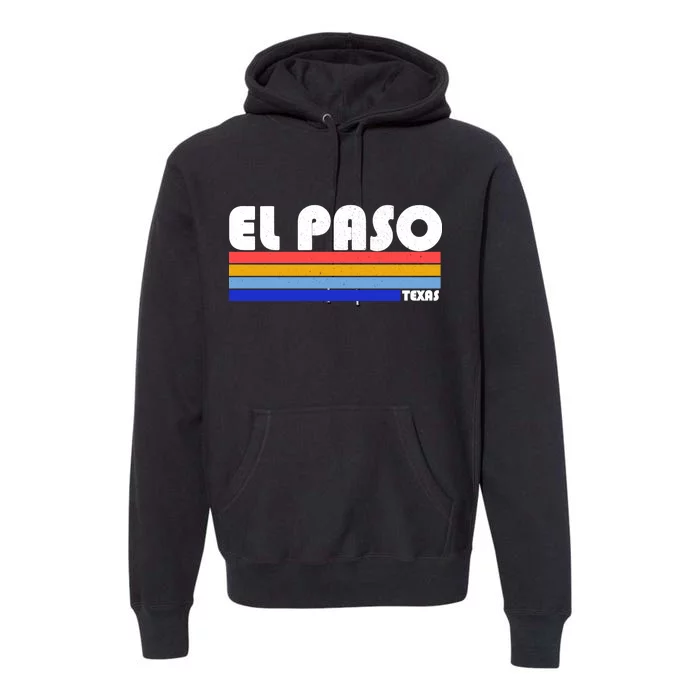 Vintage El Paso Texas Premium Hoodie