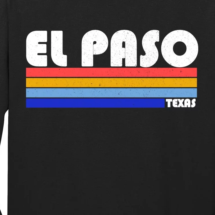 Vintage El Paso Texas Tall Long Sleeve T-Shirt