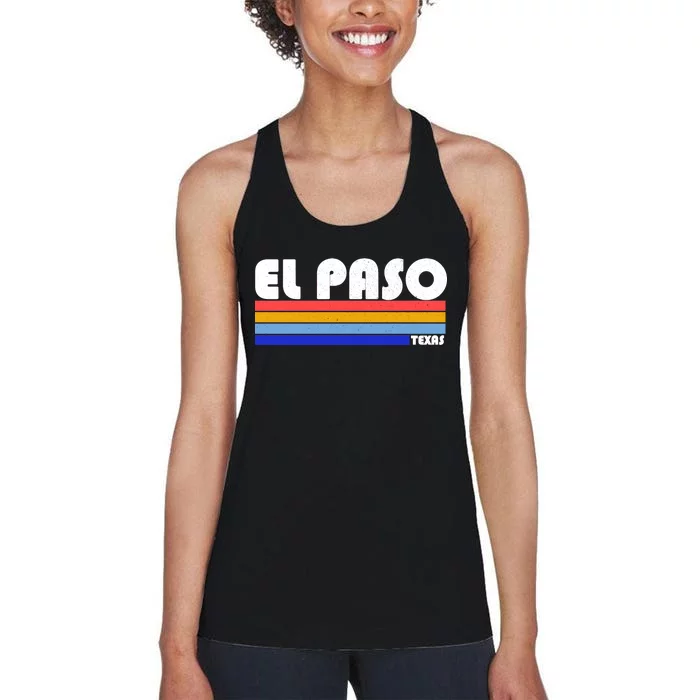 Vintage El Paso Texas Women's Racerback Tank