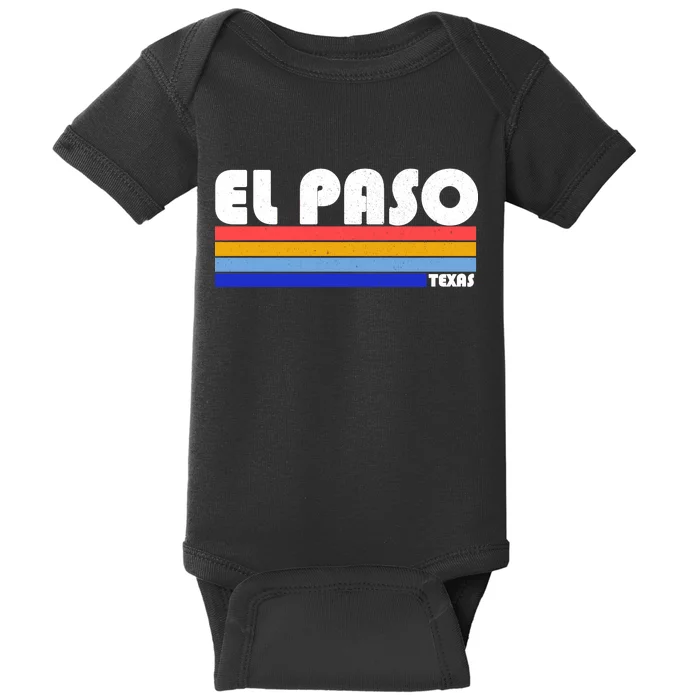 Vintage El Paso Texas Baby Bodysuit