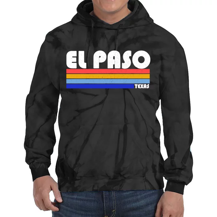 Vintage El Paso Texas Tie Dye Hoodie