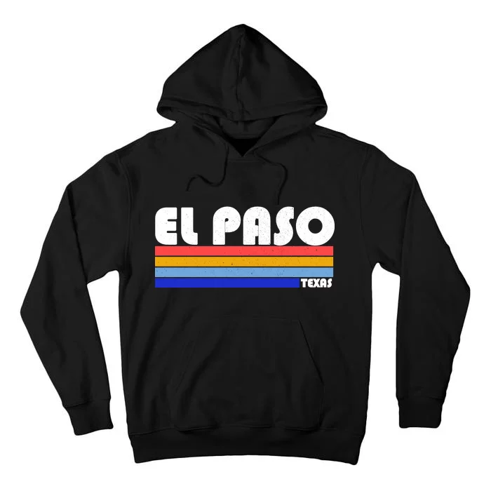 Vintage El Paso Texas Tall Hoodie