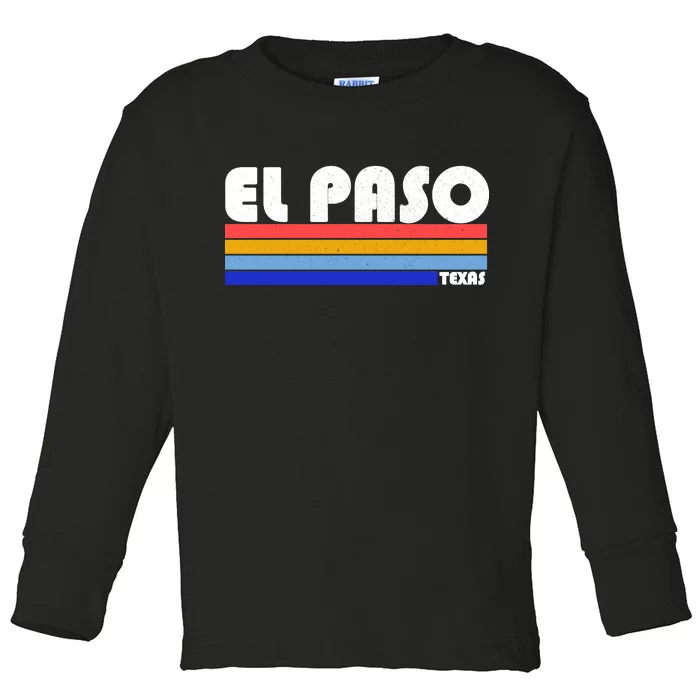 Vintage El Paso Texas Toddler Long Sleeve Shirt