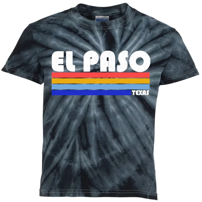 Vintage El Paso Texas Kids Tie-Dye T-Shirt