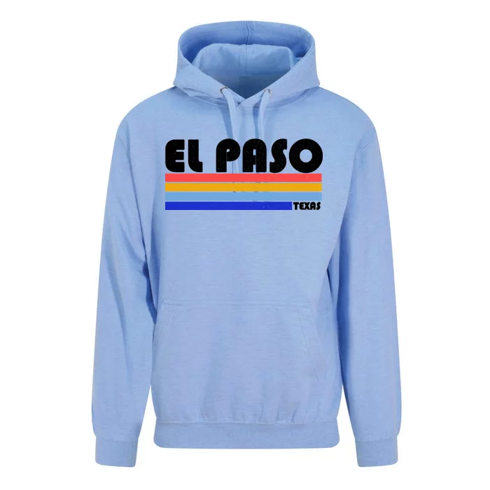 Vintage El Paso Texas Unisex Surf Hoodie