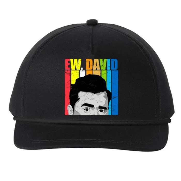 Vintage Ew David Funny Snapback Five-Panel Rope Hat