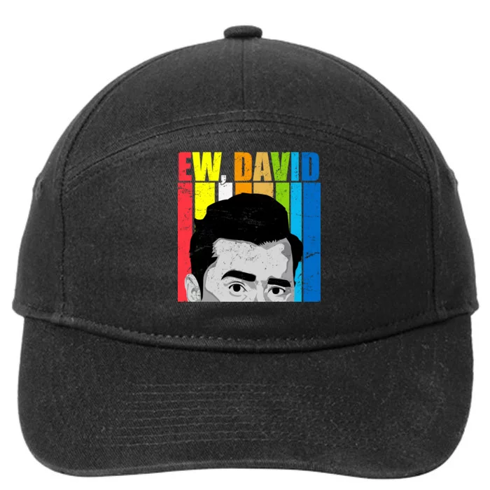 Vintage Ew David Funny 7-Panel Snapback Hat