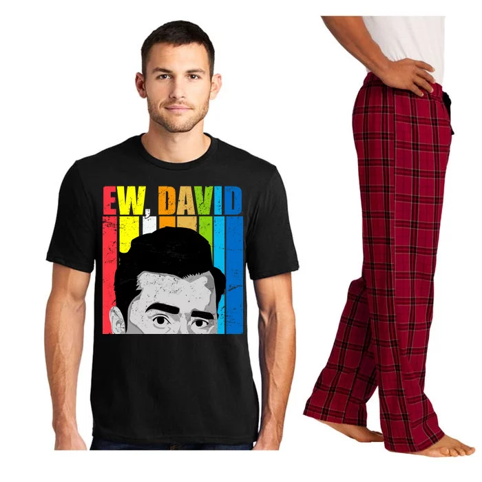 Vintage Ew David Funny Pajama Set