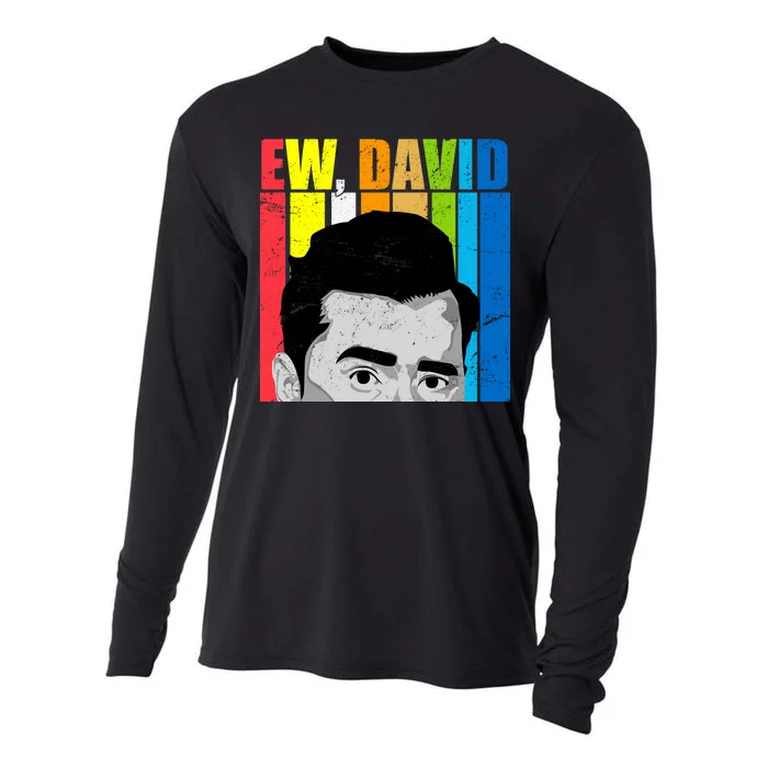 Vintage Ew David Funny Cooling Performance Long Sleeve Crew