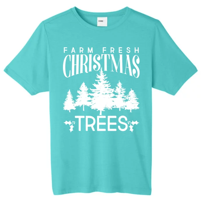 Vintage Farm Fresh Christmas Trees ChromaSoft Performance T-Shirt