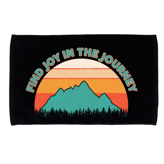 Vintage Find Joy In The Journey Microfiber Hand Towel