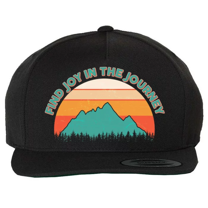 Vintage Find Joy In The Journey Wool Snapback Cap