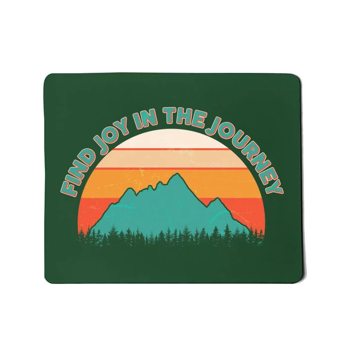 Vintage Find Joy In The Journey Mousepad