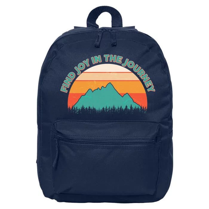 Vintage Find Joy In The Journey 16 in Basic Backpack