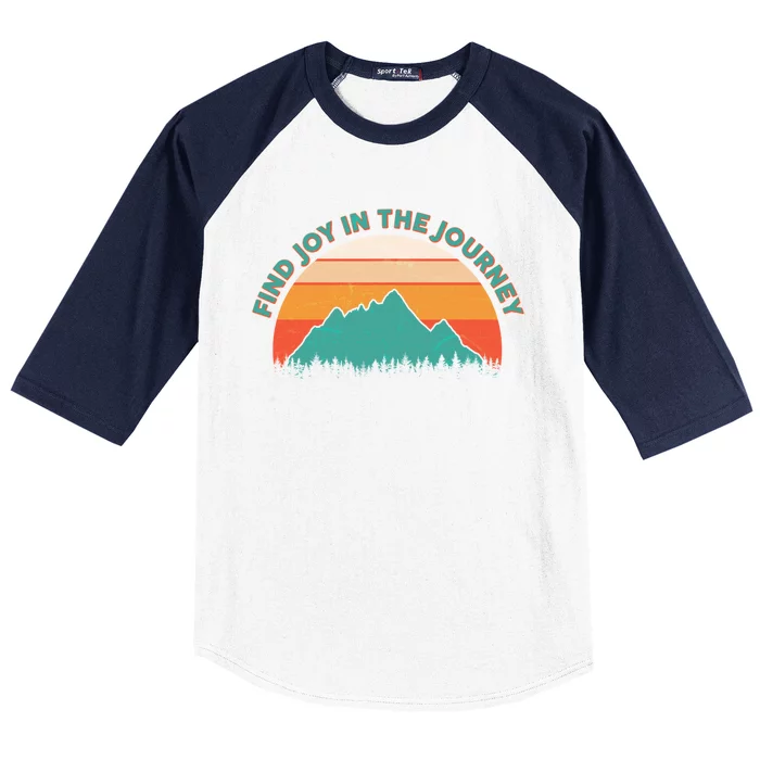 Vintage Find Joy In The Journey Baseball Sleeve Shirt