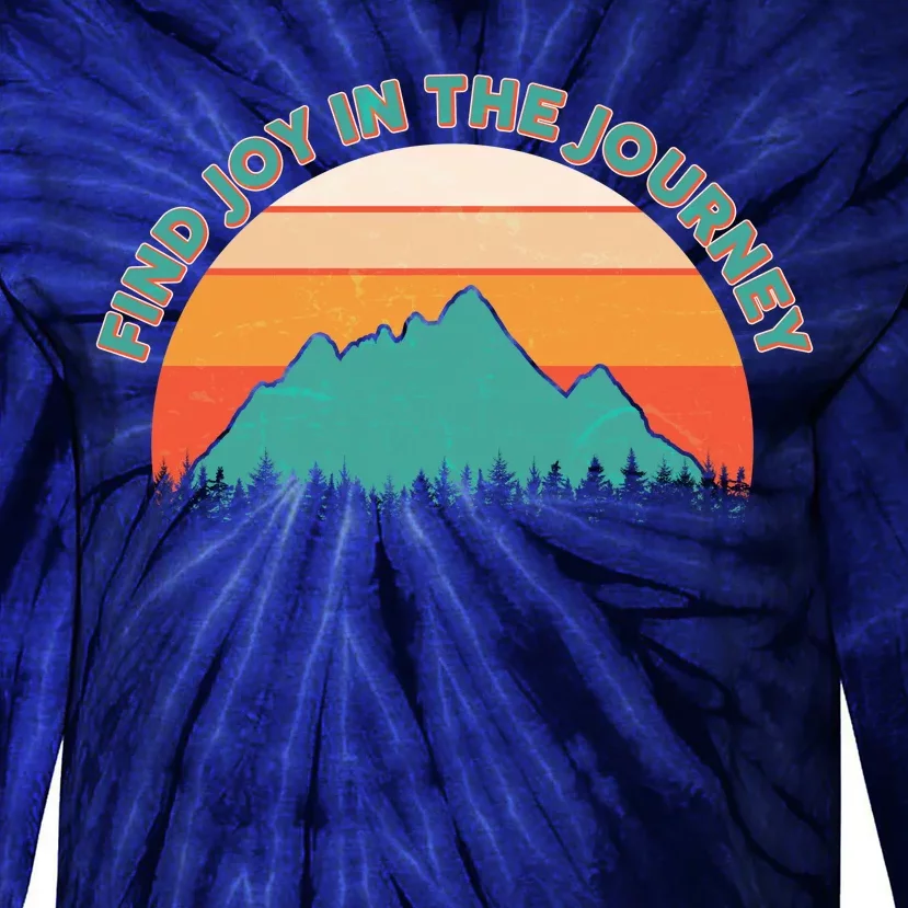 Vintage Find Joy In The Journey Tie-Dye Long Sleeve Shirt