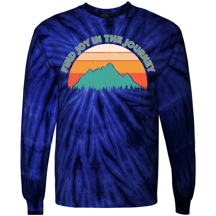 Vintage Find Joy In The Journey Tie-Dye Long Sleeve Shirt