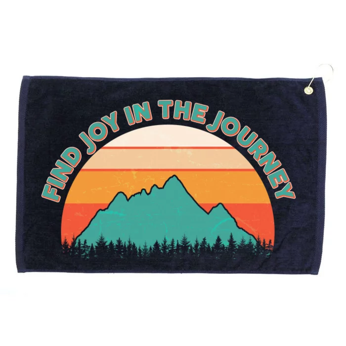 Vintage Find Joy In The Journey Grommeted Golf Towel