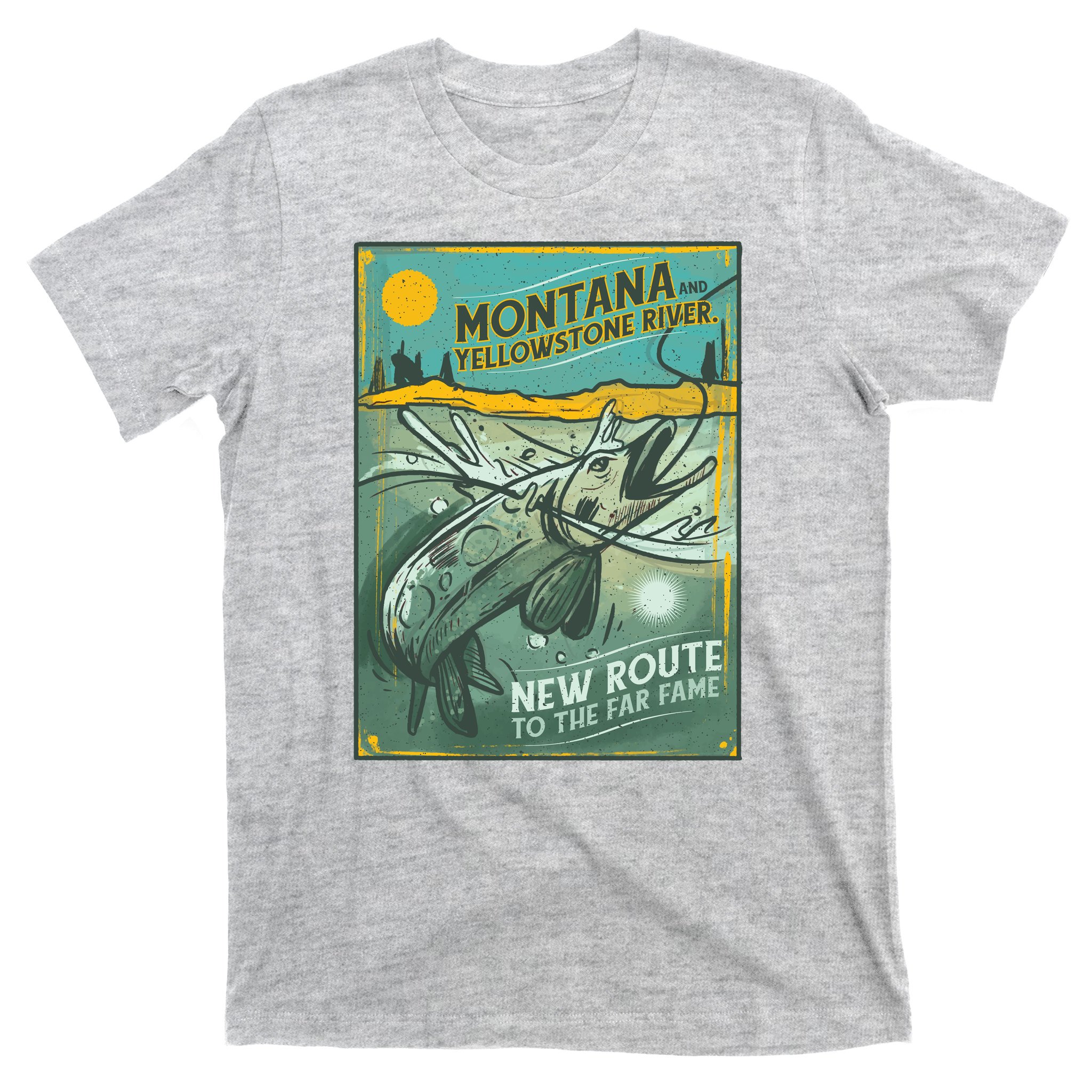 Vintage Fishing Montana T-Shirt