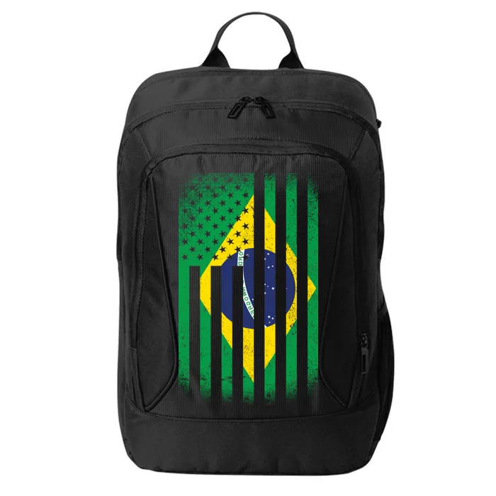 Vintage Flag Of Brazil City Backpack