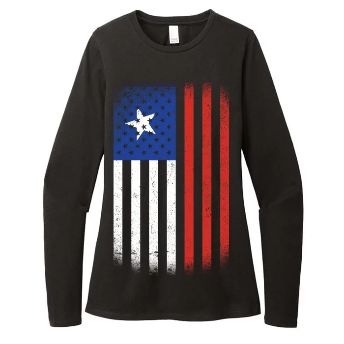 Vintage Flag Of Chile Womens CVC Long Sleeve Shirt