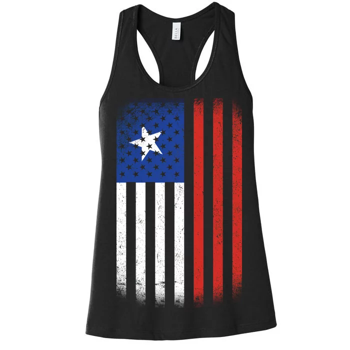 Vintage Flag Of Chile Women's Racerback Tank