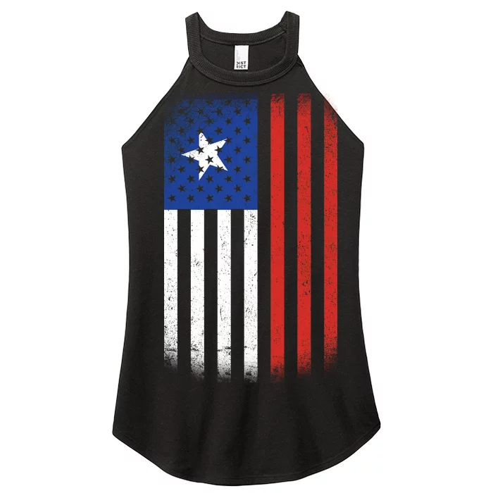 Vintage Flag Of Chile Women’s Perfect Tri Rocker Tank