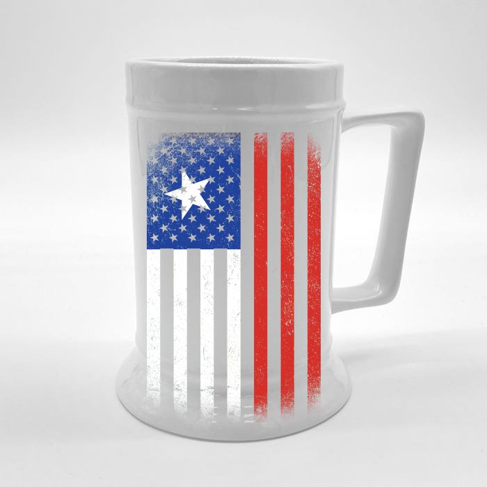 Vintage Flag Of Chile Front & Back Beer Stein