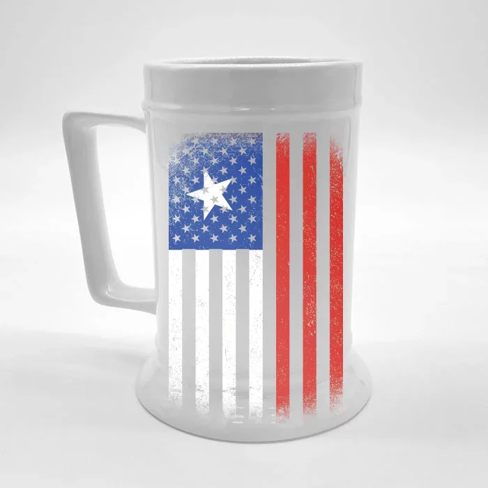 Vintage Flag Of Chile Front & Back Beer Stein