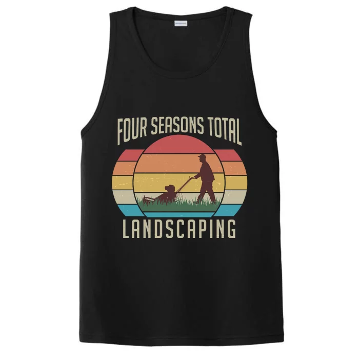 Vintage Four Seasons Total Landscaping Performance Tank