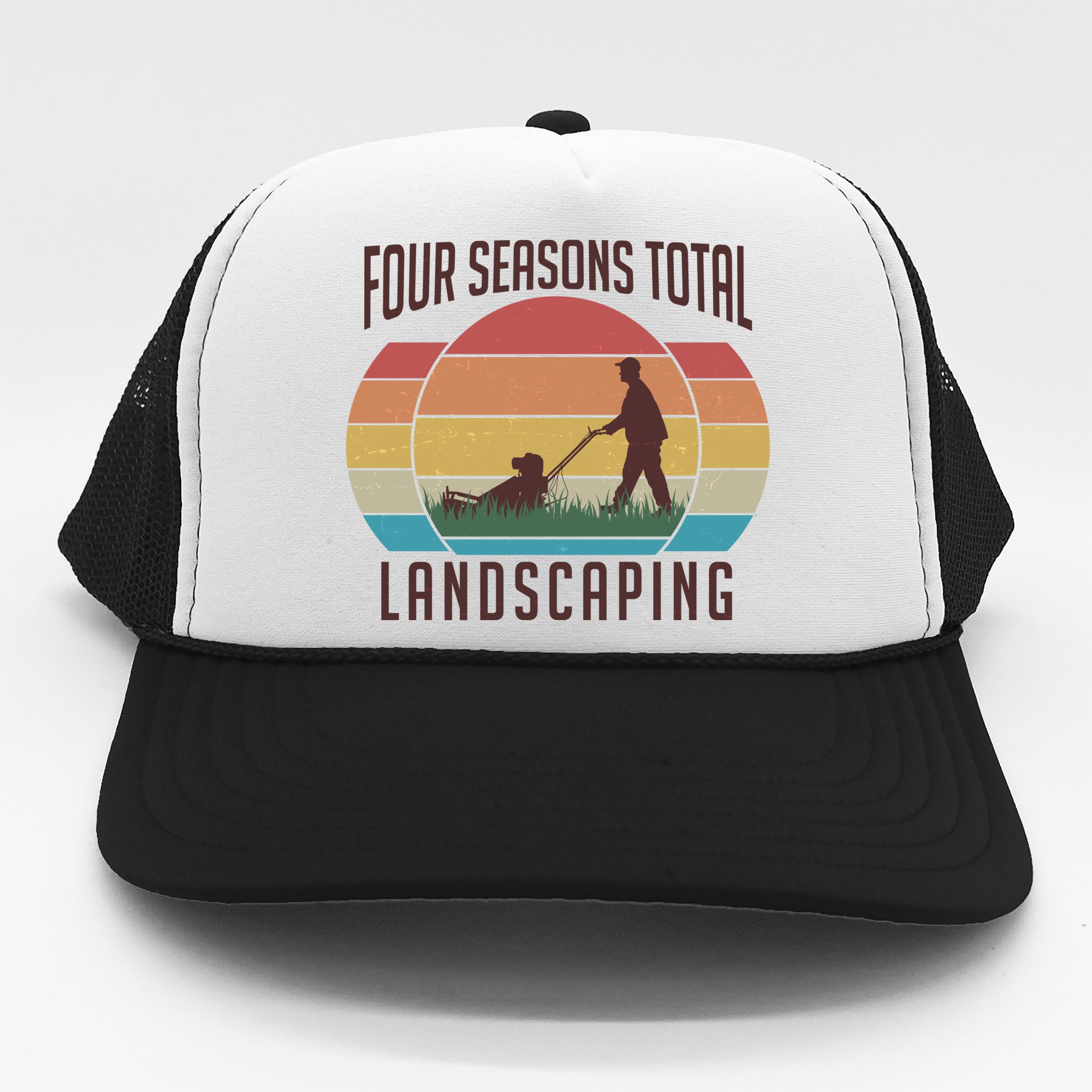 Vintage Four Seasons Total Landscaping Trucker Hat