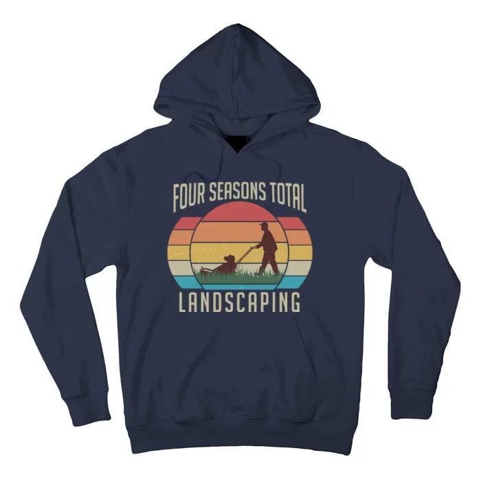 Vintage Four Seasons Total Landscaping Tall Hoodie