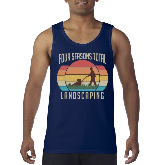 Vintage Four Seasons Total Landscaping Tank Top