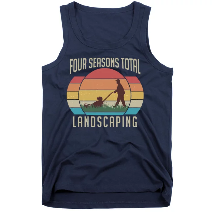 Vintage Four Seasons Total Landscaping Tank Top